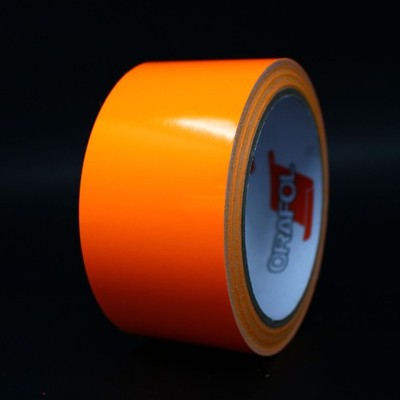 10m Zierstreifen 40mm Neon Orange Auto Motorrad Dekorstreifen Seitenstreifen