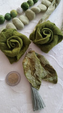 Brosche Rose Filzblüte Merinowolle Nassfilzen Filz Filzblume Filzbrosche gefilzt