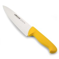 Chefmesser 20 Cm Arcos Nitrum Edelstahlklinge Gelb Ergonomischer Griff