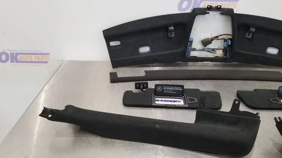 18 MERCEDES BENZ AMG GT 190 ROADSTER INTERIOR PILAR MOLDURA PARABRISAS CON VISERAS Foto 4 de 4