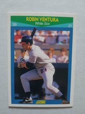 1990 Score Rising Stars Robin Ventura Chicago White Sox #96 Rookie