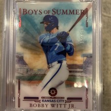 2025 Panini Boys of Summer - Bobby Witt Jr., Bobby Witt Jr. #51 Red /175