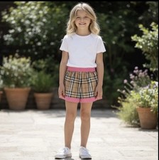 NWT Burberry Girls Aimee Shorts in Bubblegum Pink. Archive Check Size 14