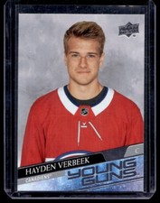 2020-21 Upper Deck Young Guns Hayden Verbeek Rookie #714 Montreal Canadiens