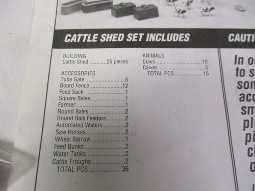 VTG Ertl Farm Country Cattle Shed COMPLETE (most sealed) w/2 extras - Picture 7 of 7