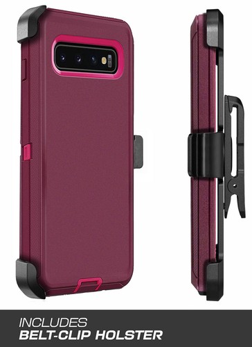 Für Samsung Galaxy S10/S10+/S10e Hülle Hybrid Hard Clip Cover mit Displayschutz - Bild 3 von 54
