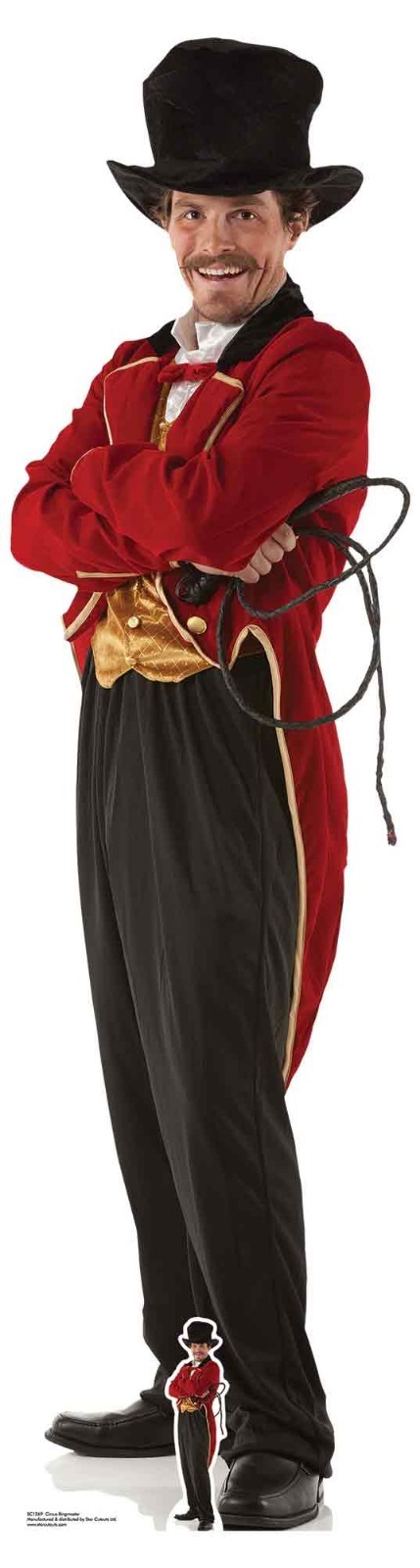 Circus Ringmaster Lifesize and Mini Cardboard Cutout / Standup / Standee