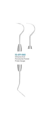 Williams #23, Pocket Probe/Explorer, Professional Quality Dental Instrument