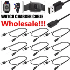 2-Pin Universal USB Data Charging Cable Smart Watch Magnetic Charger 2.84mm Lot