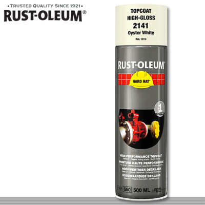 Rust-Oleum 500 ml Hard Hat Deckschichten Ral-Farben Perlweiß RAL 1013 2141