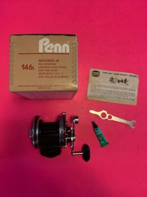 【未使用品】PENN SQUIDDER JR. 146M VINTAGE CUSTOM PENN SQUIDDER JR. NO. 146 + NEWELL PARTS THE BOX