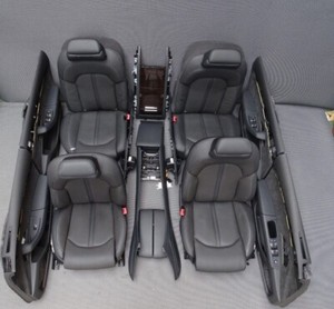 Original Audi A8 Lang 4H Sitzausstattung Leder Memory Türpappen RSE