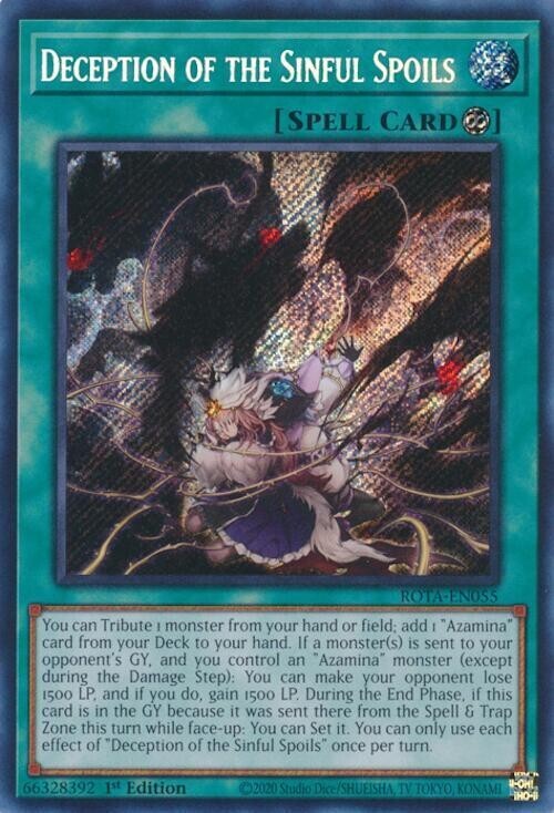 YU-GI-OH! TCG Deception Of The Sinful Spoils ROTA-EN055 YU-GI-OH! TCG Deception Of The Sinful Spoils ROTA-EN055