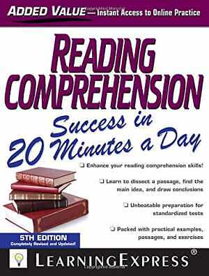 Reading Comprehension Success - Paperback, by Learning Express Llc - Acceptable