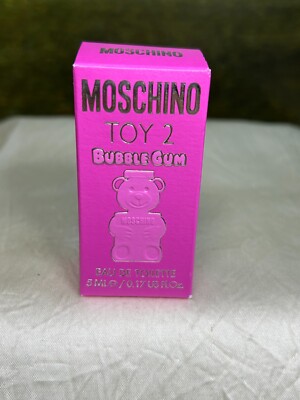 MOSCHINO TOY 2 BUBBLE GUM 5ML EDT MINI SPLASH (NEW WITH BOX)