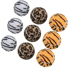 9PK Doggy Jungle Themed Standard Tennis Balls for Dogs Play 7cm