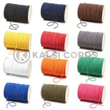 3mm THIN FINE ROUND ELASTIC STRETCH BUNGEE SHOCK CORD 12 COLOURS ANY LENGTHS