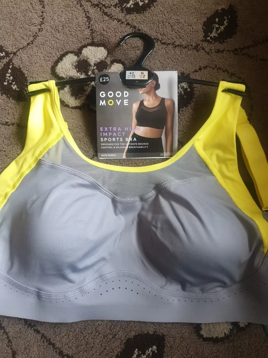 M&s Womens Extra High Impact Sports Bra 42B