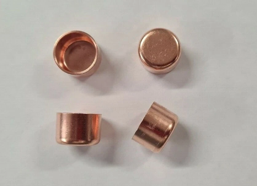 Everbilt 1-1/2 In. Copper Pressure Tube Cap Fitting C617HD112 - The Home Depot