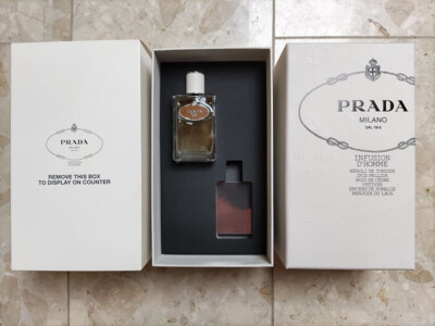  PRADA INFUSION D'HOMME 100ml Eau de Toilette Men Natural Spray Limited Box 