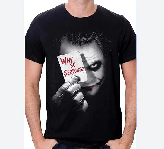 Batman Men's Joker Why So Serious T-Shirt