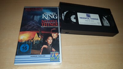 Stephen King - Needful Things - In einer kleinen Stadt - Max von Sydow - VHS