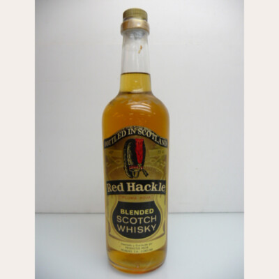 Red Hackle Blended Scotch Abfüllung für Spanien 70er Jahre Pluma Roja 43% 75cl