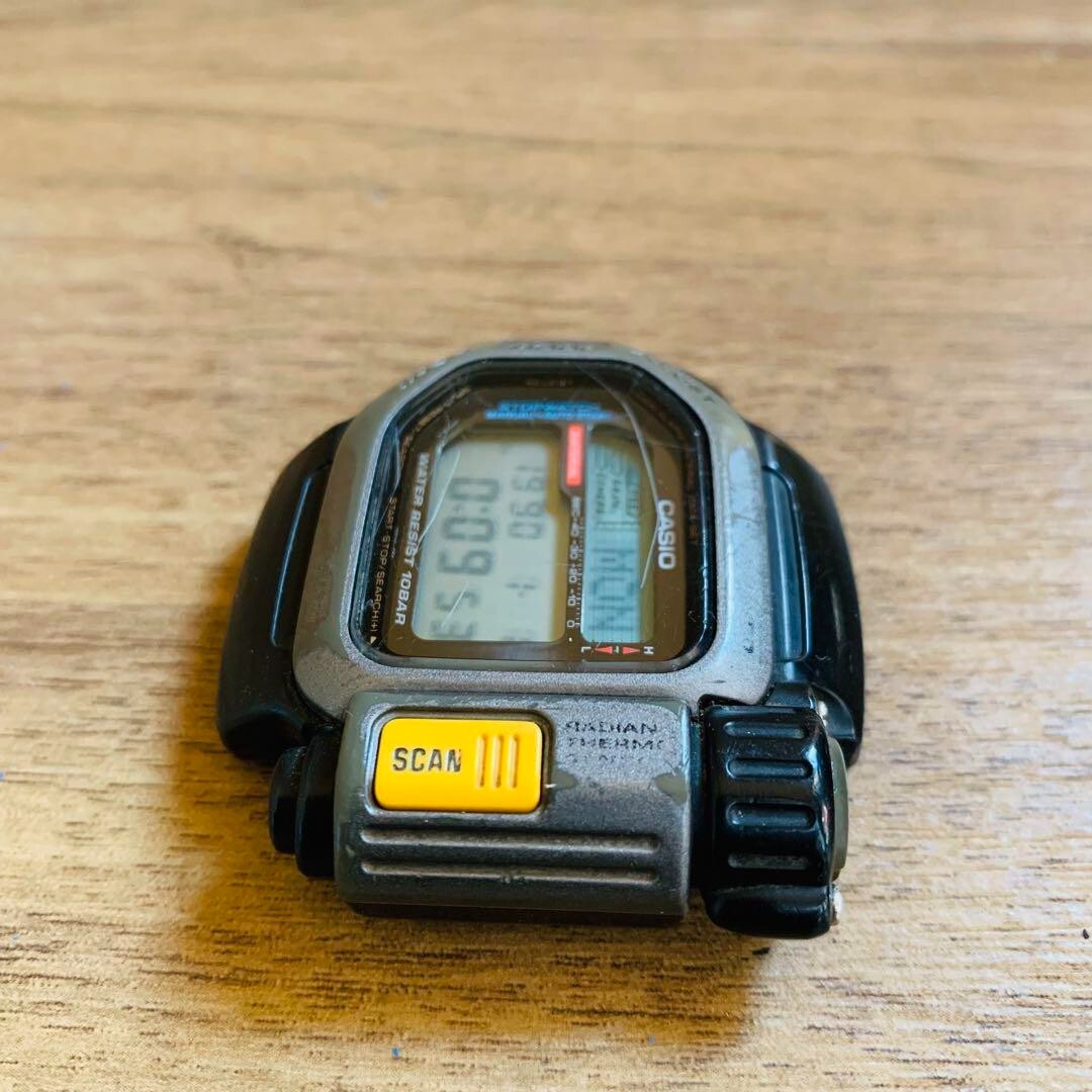 Casio TSR-100 Vintage Quartz Digital Watch Men's Thermos Canner