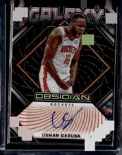 2022-23 Panini Obsidian #GI-UHR Usman Garuba Galaxy Ink Electric Etch Orange /50