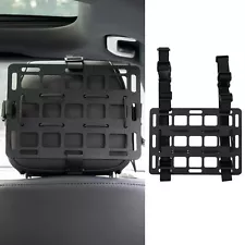 Tactical Rigid MOLLE Panel Car Van Truck Seat Headrest Back Storage Organizer