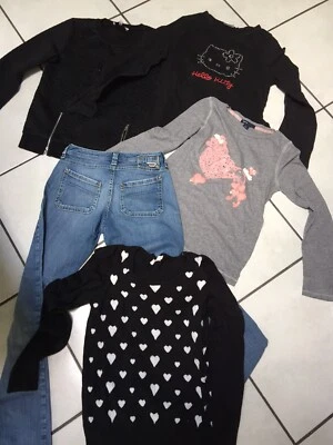 LOT FILLE 10. ANS NINI BRACKEN JEAN DIESEL MINI MIGNON GAP HELLO KITTY - Photo 1/4