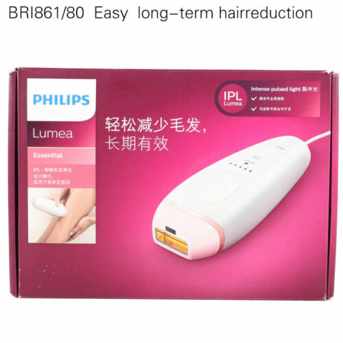 Philips Essential IPL Hair Removal Device BRI861/80 for Face Body | eBay