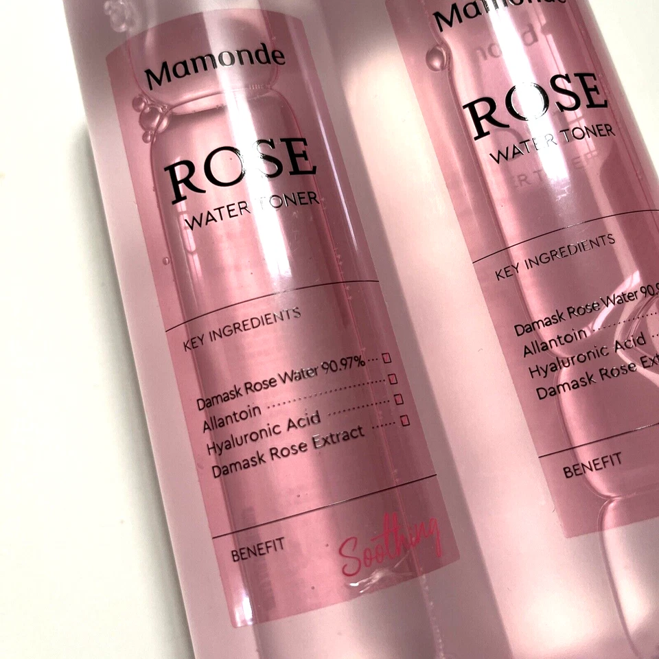 Lot 2pc Mamonde Rose Water Toner 250ml | Korean K-Beauty Hydrating Skincare - Image 3 of 3