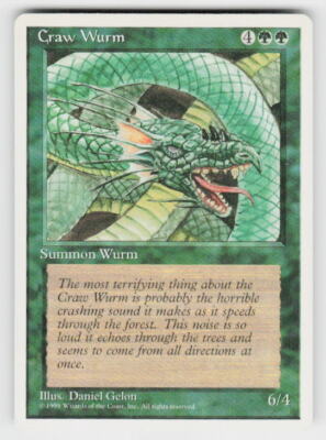 Fourth Edition Craw Wurm