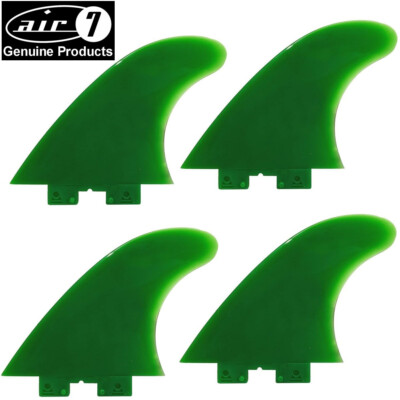 Air7 Click fins 4.5'' gummy : inflatable SUP river surf paddleboard ULTRA flex 4