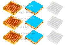 45x45x10mm Electronic Radiators Heatsink for CPU GPU IC Chip With Adhesive Tapes