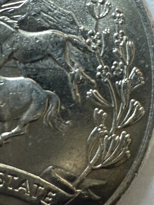 Error Popping Horse Quarter  3 Coins Error
