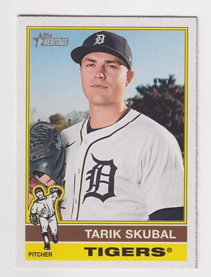 2025 Topps Heritage CARTOON VARIATION #116 TARIK SKUBAL Tigers SP