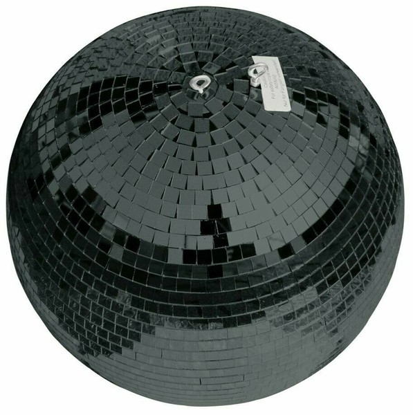 Eurolite Spiegelkugel Discokugel Mirror Ball Schwarz Black 30 Cm Mit Kette-image