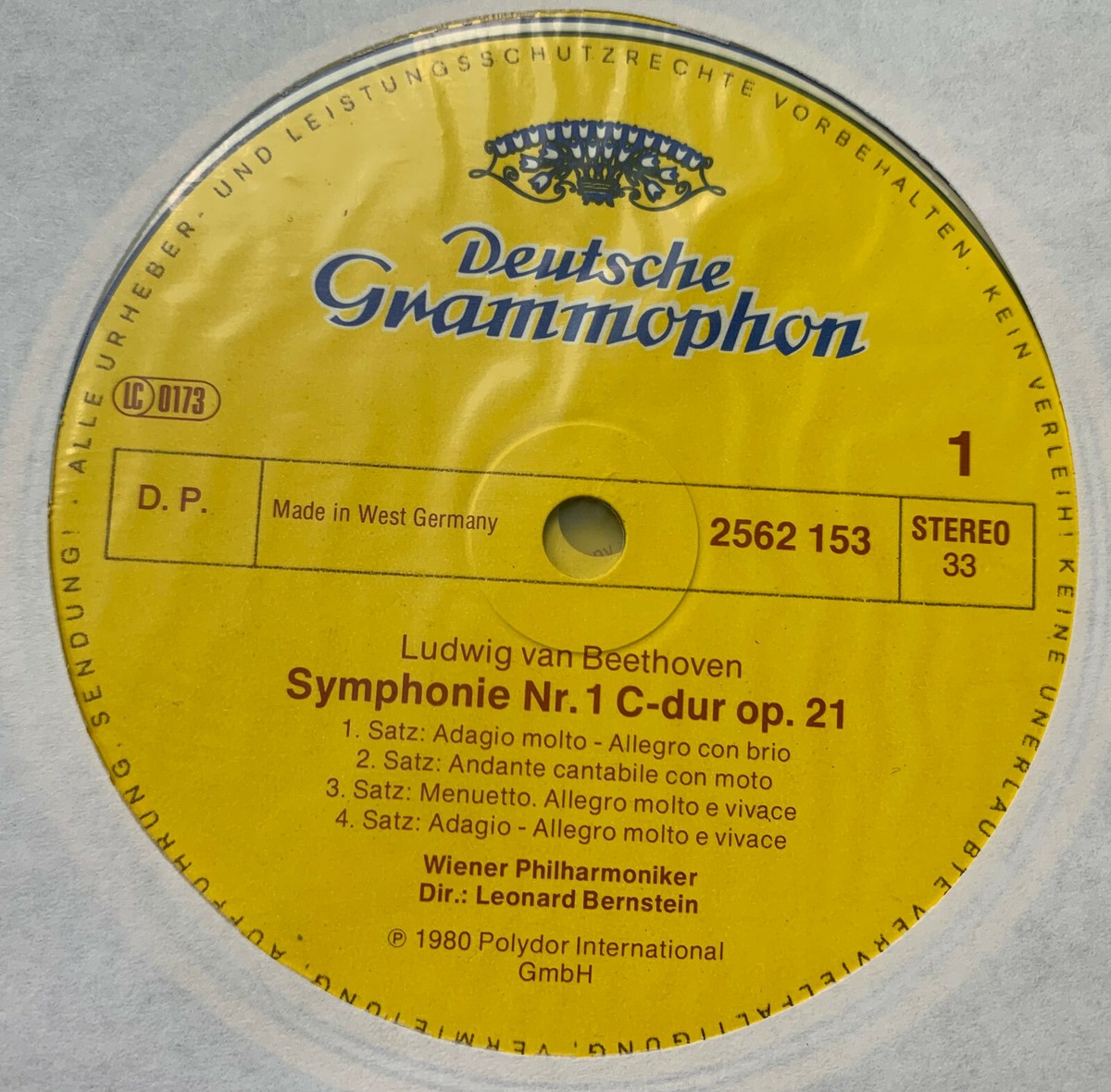 Leonard Bernstein Beethoven 9 Symphonies Wiener Philharmoniker DGG