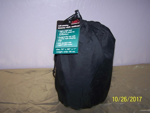 New Texsport Mountain Mummy Self Inflating Mattress can use with Mummy sleep Bag - Picture 4 of 7