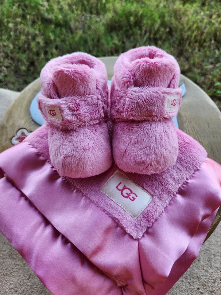 Ugg Bixbee Botín Set de Regalo "ROSA" NUEVO Niñas Niño 2/3C Foto 4 de 4
