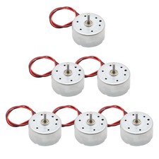6 PCS Mini Elektromotor dc motor 3 V 1730 U/min für DIY Spielzeug, Windgenerator