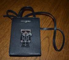 Karl Lagerfeld Paris Cell Phone Crossbody Bag / Purse Black NWOT