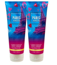 2 BATH BODY WORKS PARIS AMOUR ULTIMATE HYDRATION BODY CREAM 8 OZ / 226 g NEW