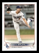 Justin Bruihl Rookie 2022 Topps Los Angeles Dodgers #658