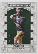 2017 Panini Knight School Green 291/399 Davis Webb #KNS-DW 1u6