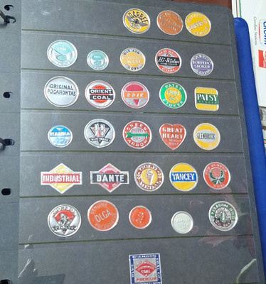 Vintage Coal & Railroad Pins/Buttons Lot - NAPA Orient Coal Hi-Grade Patsy Yancy