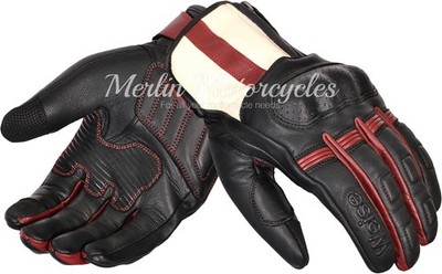 Weise Portland Leder Vintage Retro Classic Race Style Motorrad Handschuh