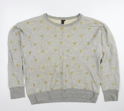 Womens UK Size S J.CREW Grey Pullover Sweatshirt